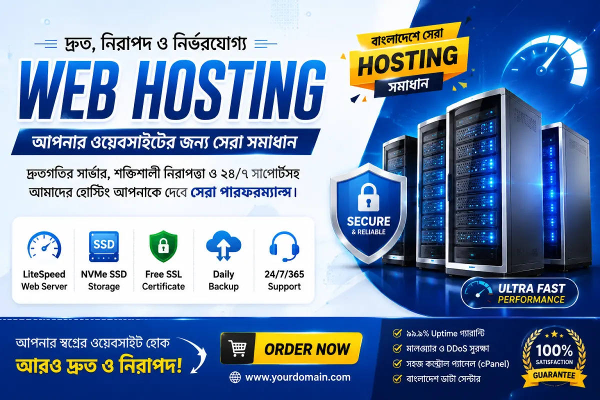 Web Hosting কী? কেন ভালো Hosting আপনার ওয়েবসাইটের সফলতার জন্য সবচেয়ে গুরুত্বপূর্ণ?